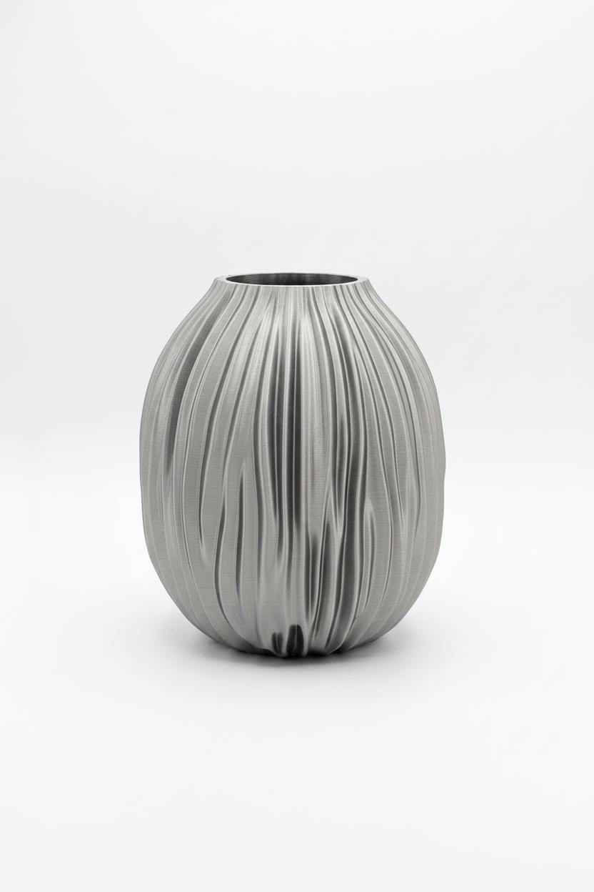 Fluctus Vase - 3D Printed Flowing Vase