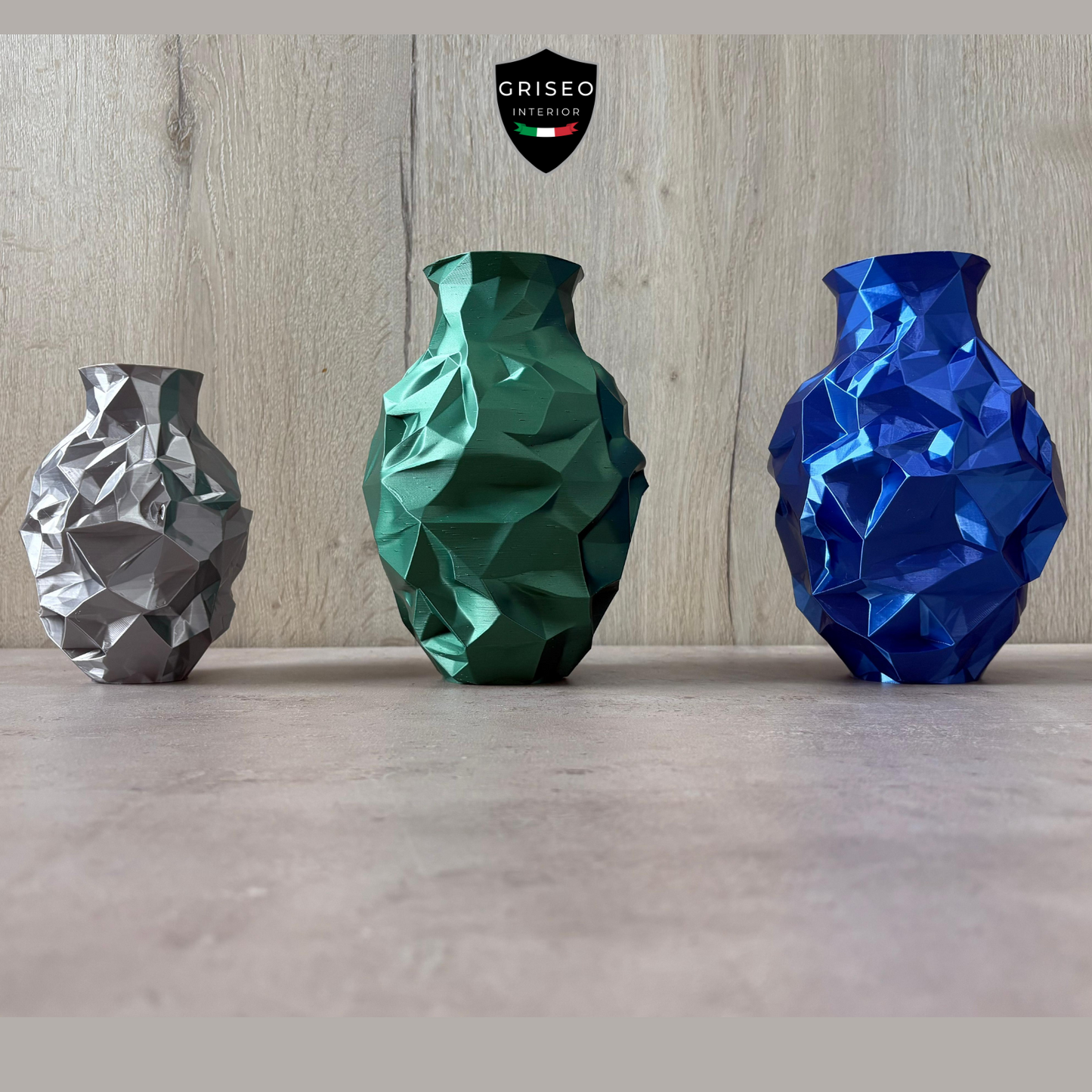 Prisma Vase - Vaso minimalista stampato in 3D