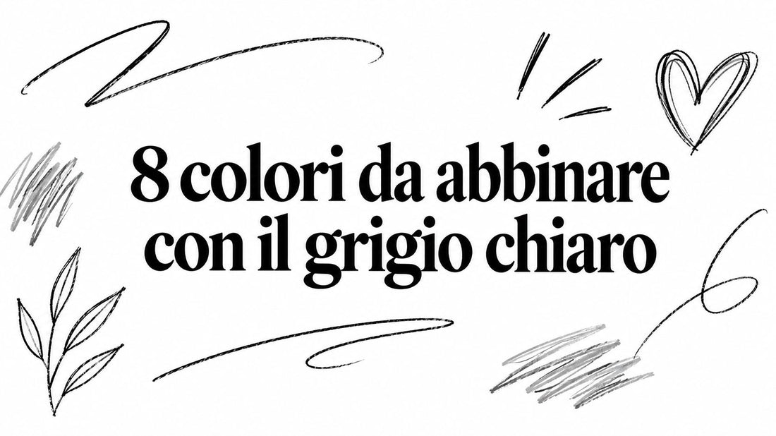 8 colori da abbinare con il grigio chiaro - Griseo Interior