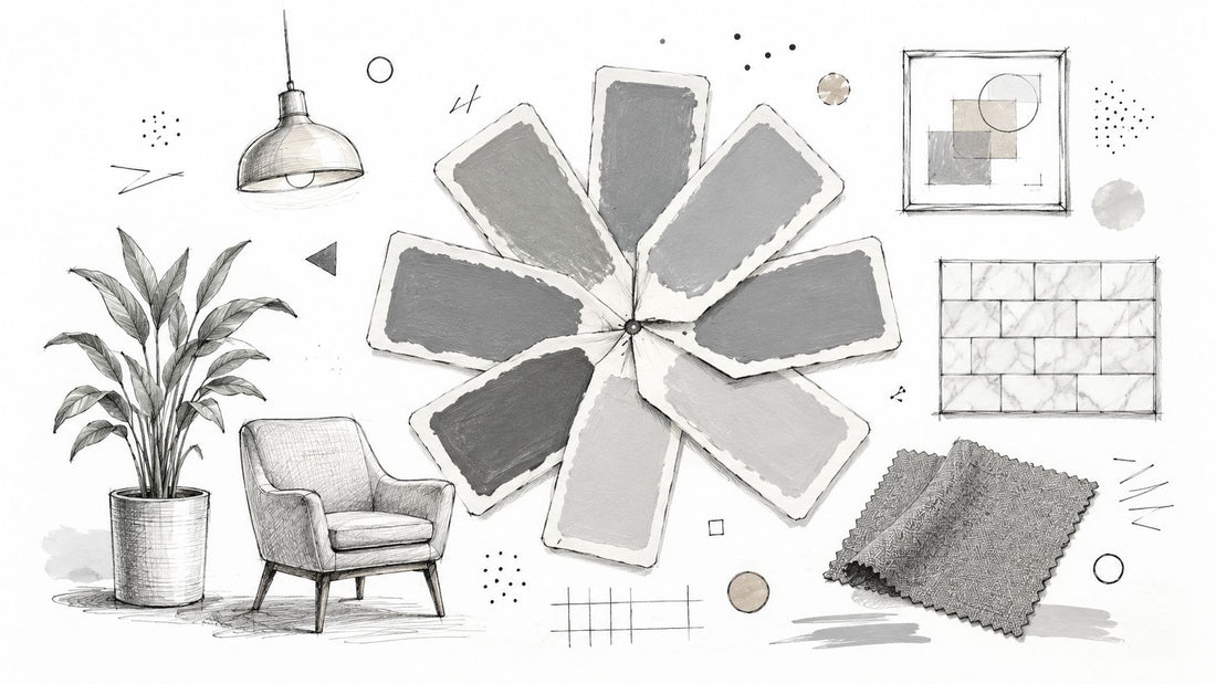 8 tonalità di grigio nomi con codici e consigli d'uso - Griseo Interior