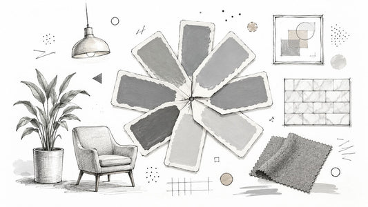 8 tonalità di grigio nomi con codici e consigli d'uso - Griseo Interior