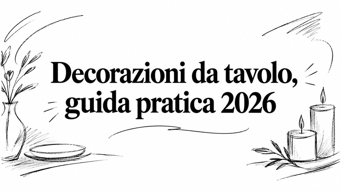 Decorazioni da tavolo, guida pratica 2026 - Griseo Interior