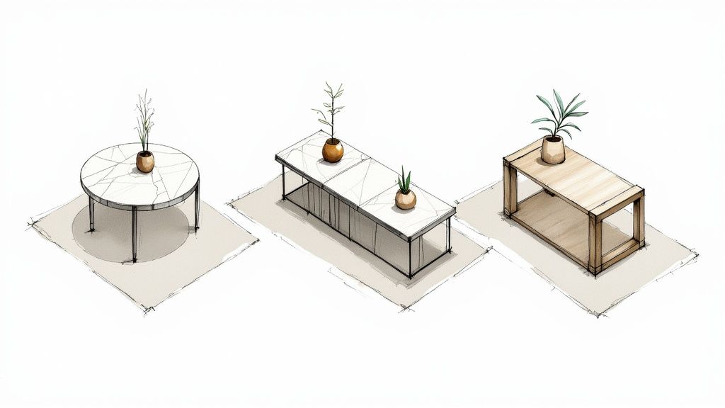 How to Choose a Modern Coffee Table to Elevate Your Space - Griseo Interior
