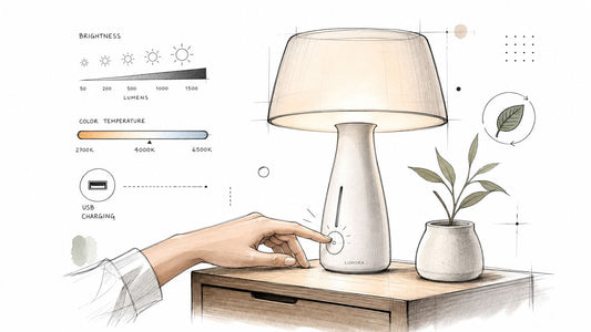 Lampade da comodino a LED: la guida pratica 2026 - Griseo Interior