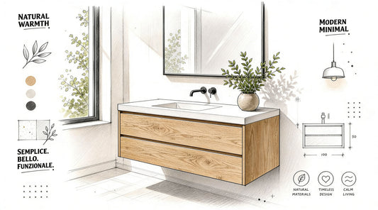 Mobili bagno in legno naturale: Mobili bagno in legno - Griseo Interior