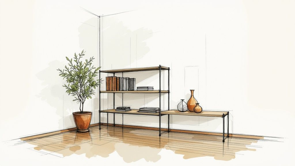 Modern bookcase decor: Elevate Your Space with Chic, Italian-Inspired Styling - Griseo Interior