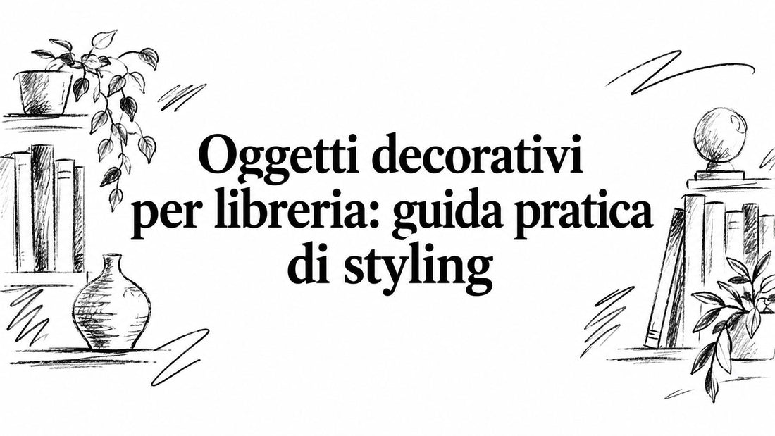 Oggetti decorativi per libreria: guida pratica di styling - Griseo Interior