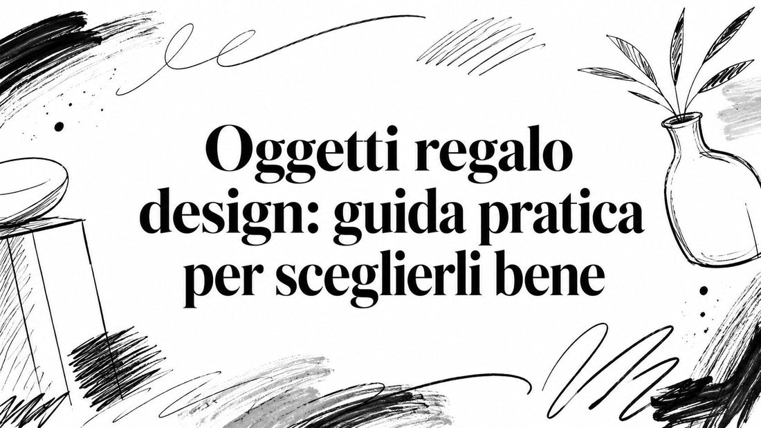 Oggetti regalo design: guida pratica per sceglierli bene - Griseo Interior