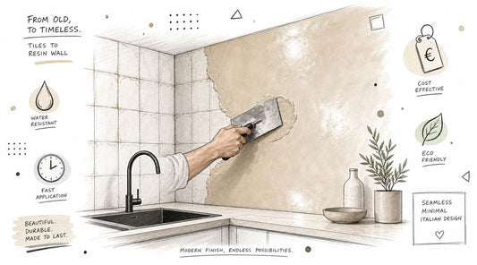 Pareti in resina cucina: guida pratica a costi e stili - Griseo Interior