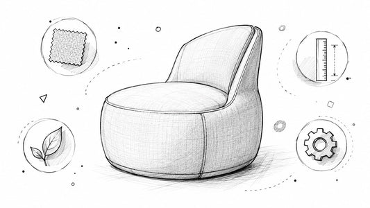 Pouf con schienale: guida pratica alla scelta perfetta - Griseo Interior