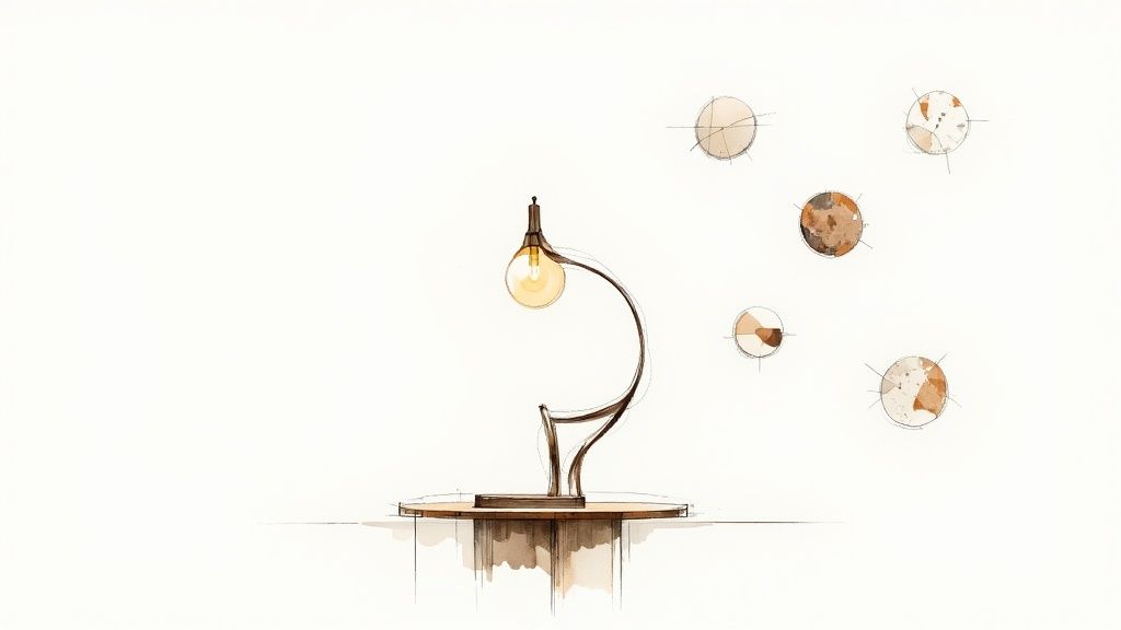 Sculpture Table Lamps: An Actionable Guide to Artful Lighting - Griseo Interior