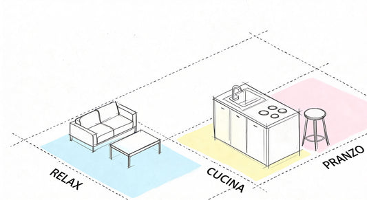 Soggiorno angolo cottura: guida pratica al design perfetto - Griseo Interior
