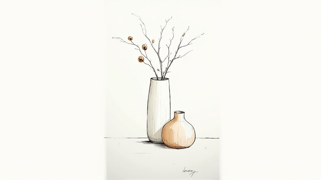 Stunning Sticks In Vase Arrangements - Griseo Interior