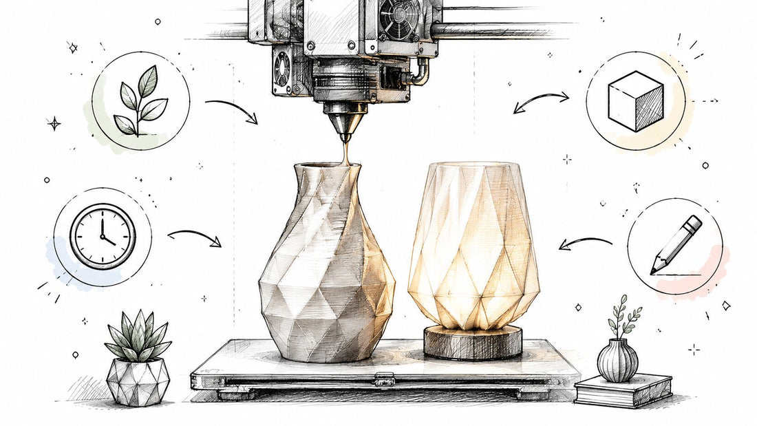 Vantaggi stampa 3D: arredo personalizzato e sostenibile 2026 - Griseo Interior