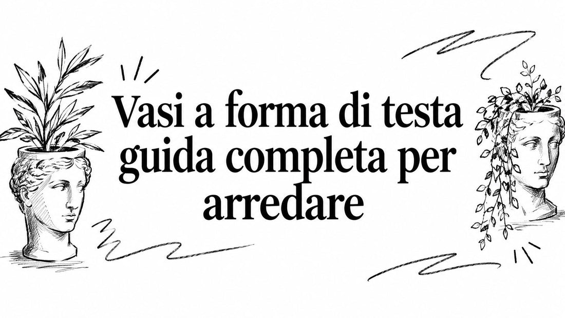 Vasi a forma di testa guida completa per arredare - Griseo Interior