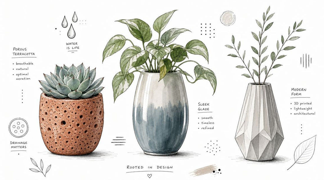 Vasi design per piante: guida alla scelta perfetta - Griseo Interior