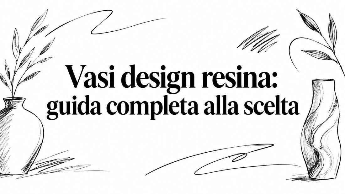 Vasi design resina: guida completa alla scelta - Griseo Interior