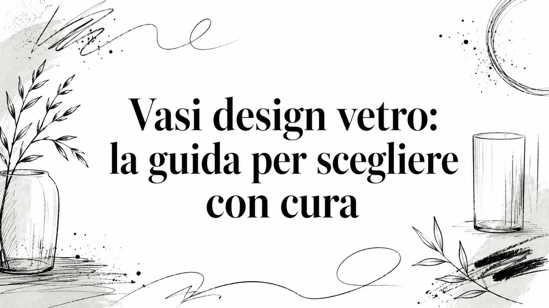 Vasi design vetro: la guida per scegliere con cura - Griseo Interior