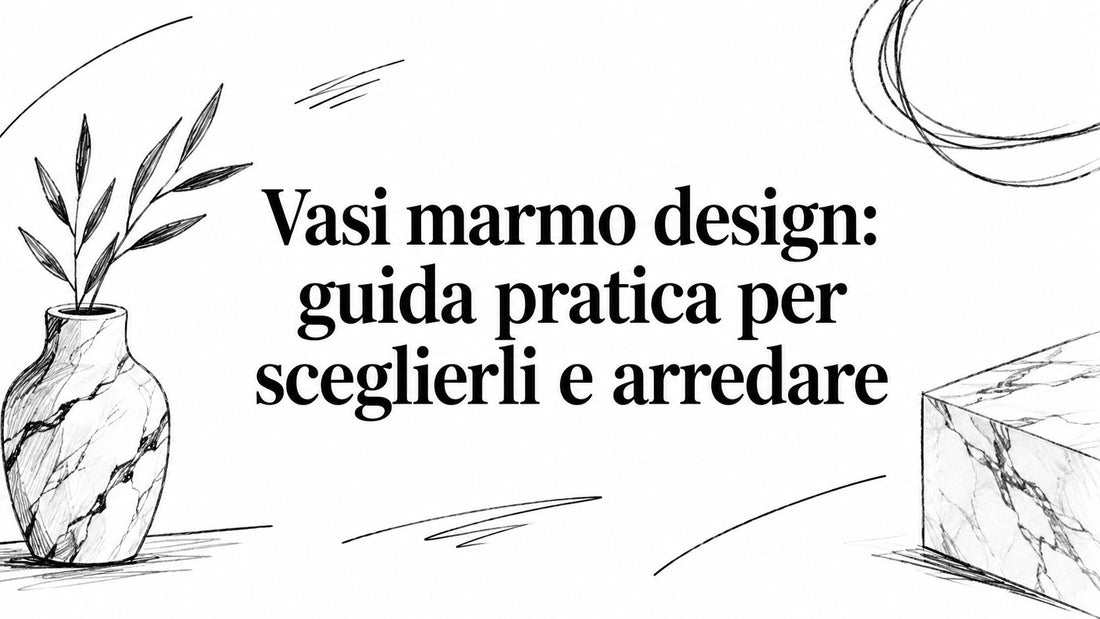 Vasi marmo design: guida pratica per sceglierli e arredare - Griseo Interior