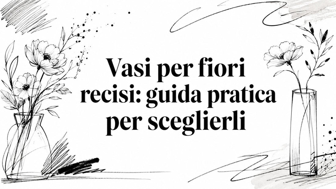 Vasi per fiori recisi: guida pratica per sceglierli - Griseo Interior