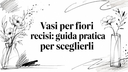 Vasi per fiori recisi: guida pratica per sceglierli - Griseo Interior