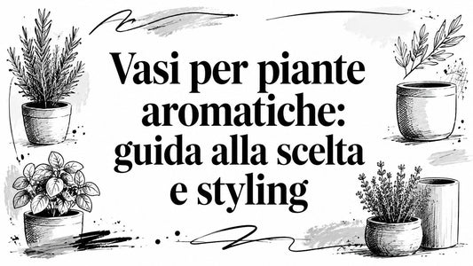 Vasi per piante aromatiche: guida alla scelta e styling - Griseo Interior