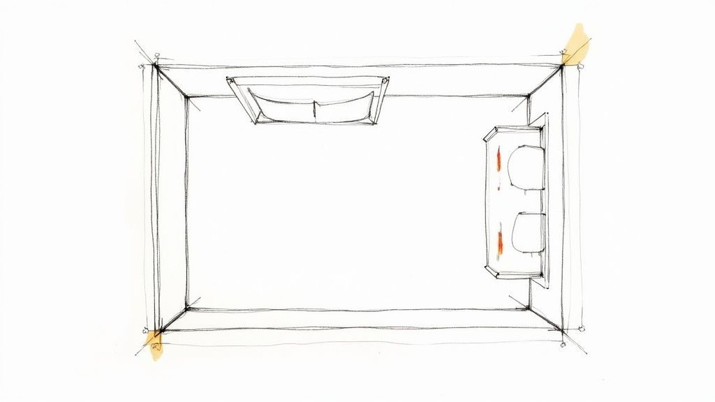 Where to Put a Bed in a Room for Perfect Flow - Griseo Interior