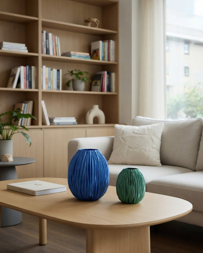 Fluctus Vase - 3D Printed Flowing Vase