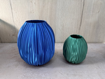 Fluctus Vase - 3D Printed Flowing Vase