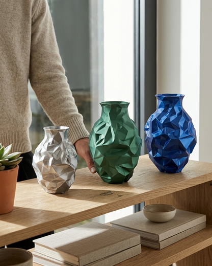 Prism Vase - 3D Printed Geometric Vase