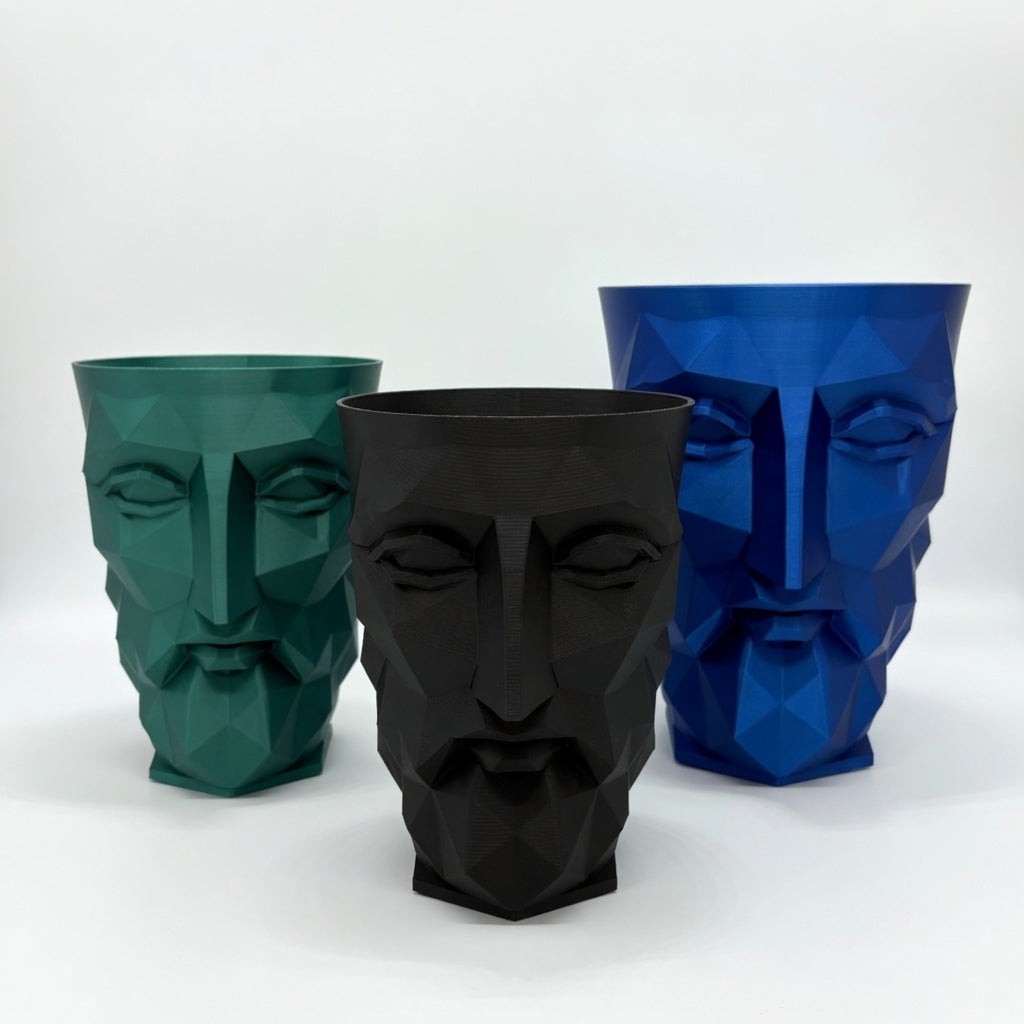 Stoic Vase - Minimalist Geometric 3D Printed Vase
