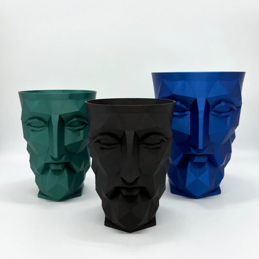 Vaso Stoic - Vaso minimalista geometrico stampato in 3D