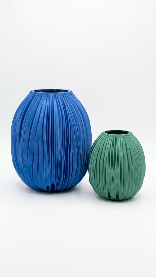 Vaso Fluctus - Vaso fluente stampato in 3D