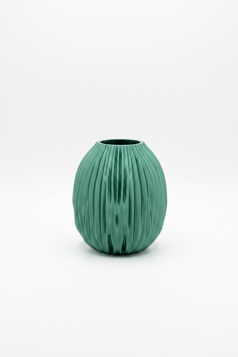 Fluctus Vase - 3D Printed Flowing Vase