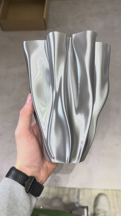 Plicos Vase - 3D Printed Draped Vase