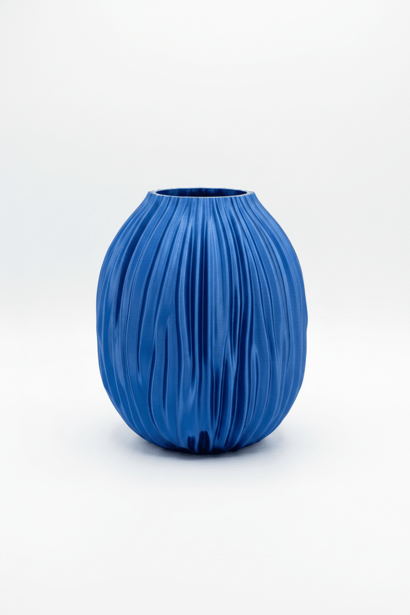 Vaso Fluctus - Vaso fluente stampato in 3D - Griseo Interior