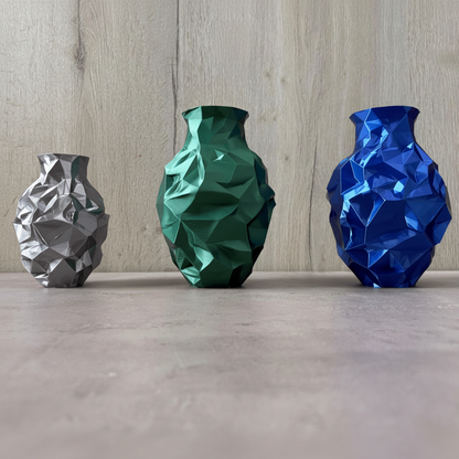 Vaso Prisma - Vaso geometrico stampato in 3D - Griseo Interior