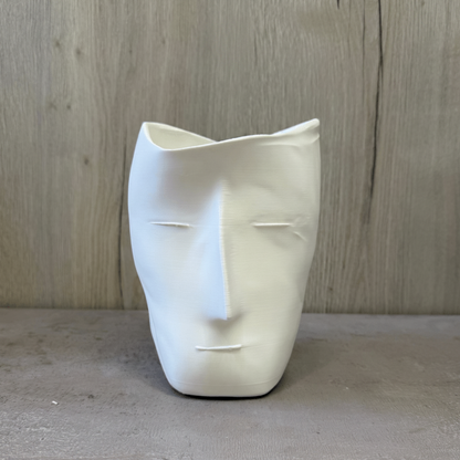 Vaso Serenitatem - Vaso decorativo minimalista stampato in 3D - Griseo Interior