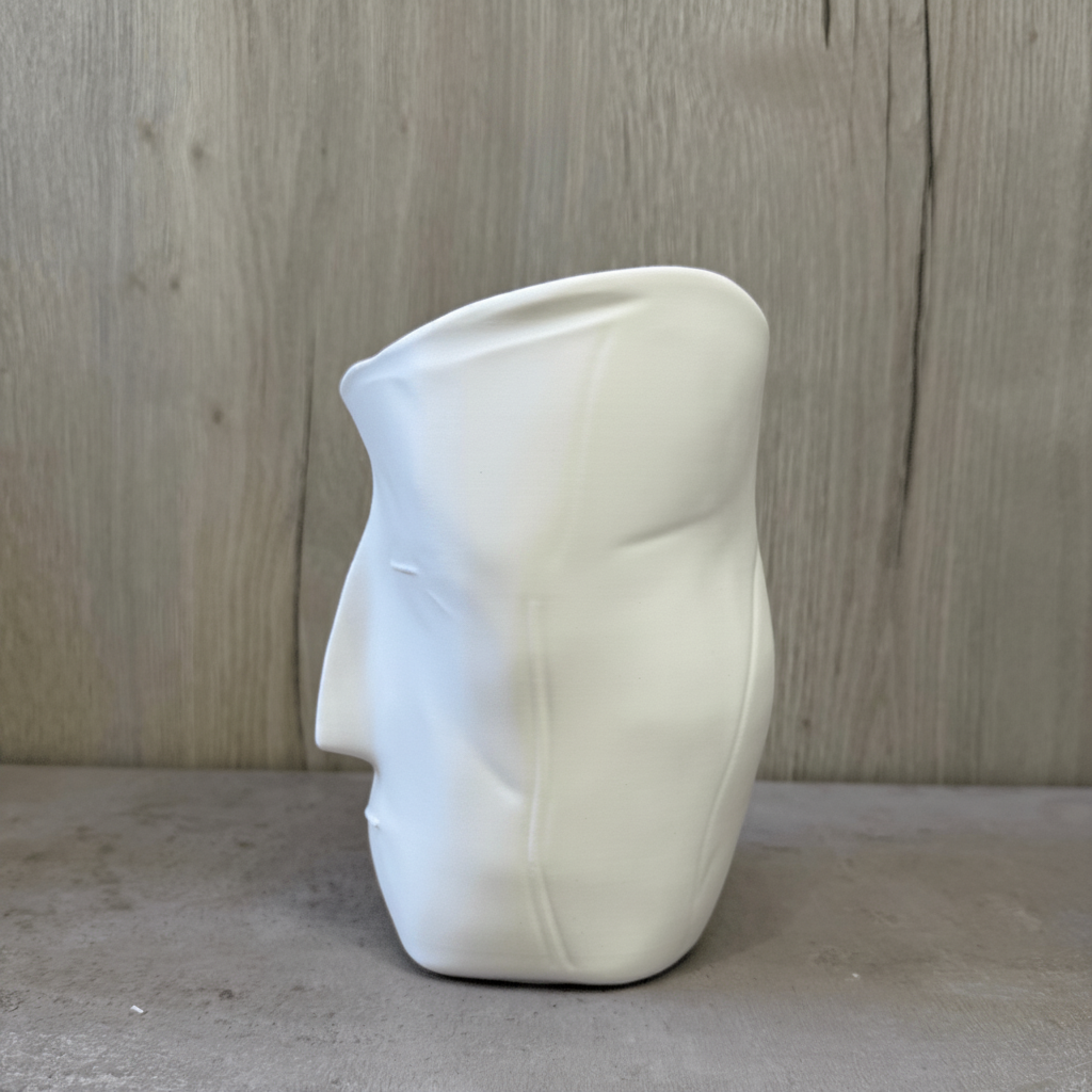 Vaso Serenitatem - Vaso decorativo minimalista stampato in 3D - Griseo Interior