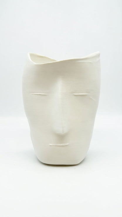 Vaso Serenitatem - Vaso decorativo minimalista stampato in 3D - Griseo Interior