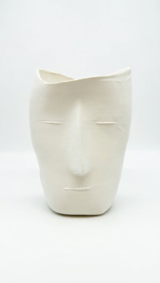 Vaso Serenitatem - Vaso decorativo minimalista stampato in 3D - Griseo Interior