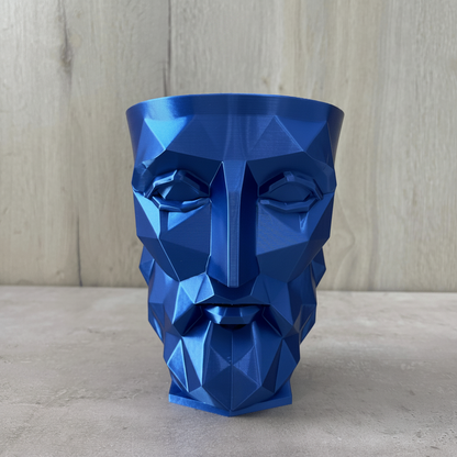 Vaso Stoic - Vaso minimalista geometrico stampato in 3D - Griseo Interior