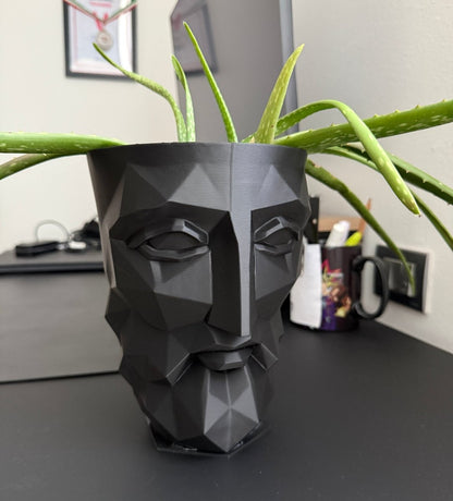 Vaso Stoic - Vaso minimalista geometrico stampato in 3D - Griseo Interior
