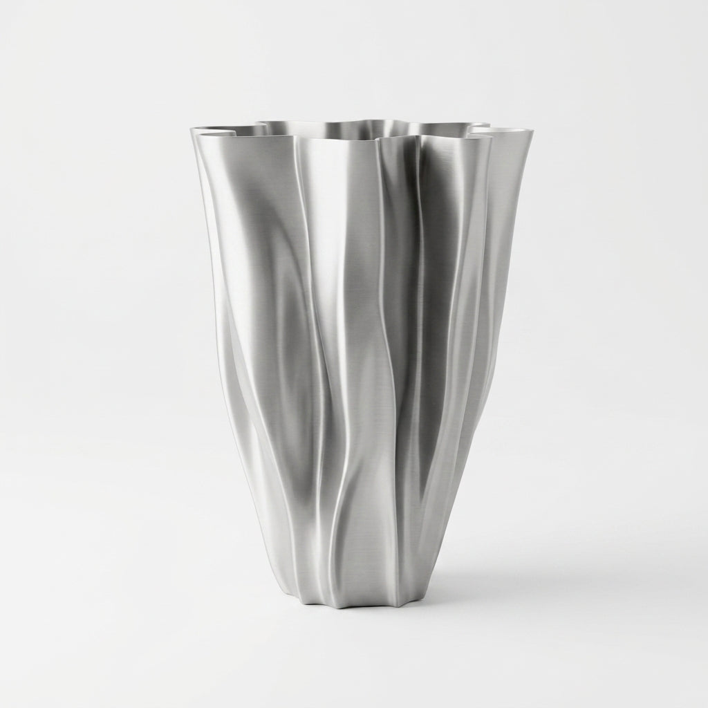 Plicos Vase - 3D Printed Draped Vase